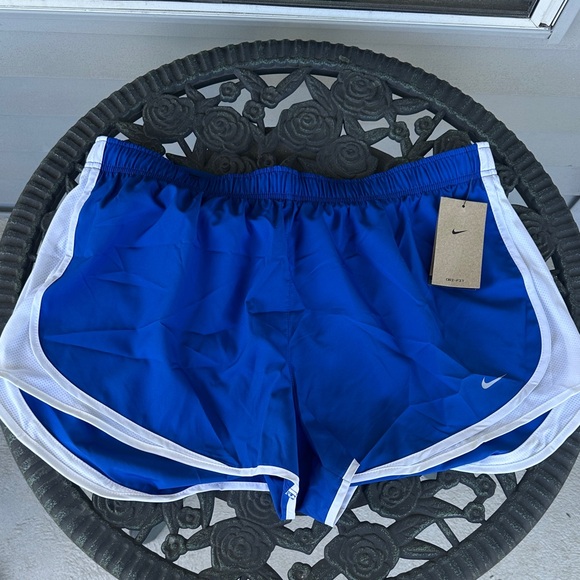 Nike Shorts Women’s XXL Blue/White Running Dri-Fit  831558-480 Breathable - Picture 1 of 1